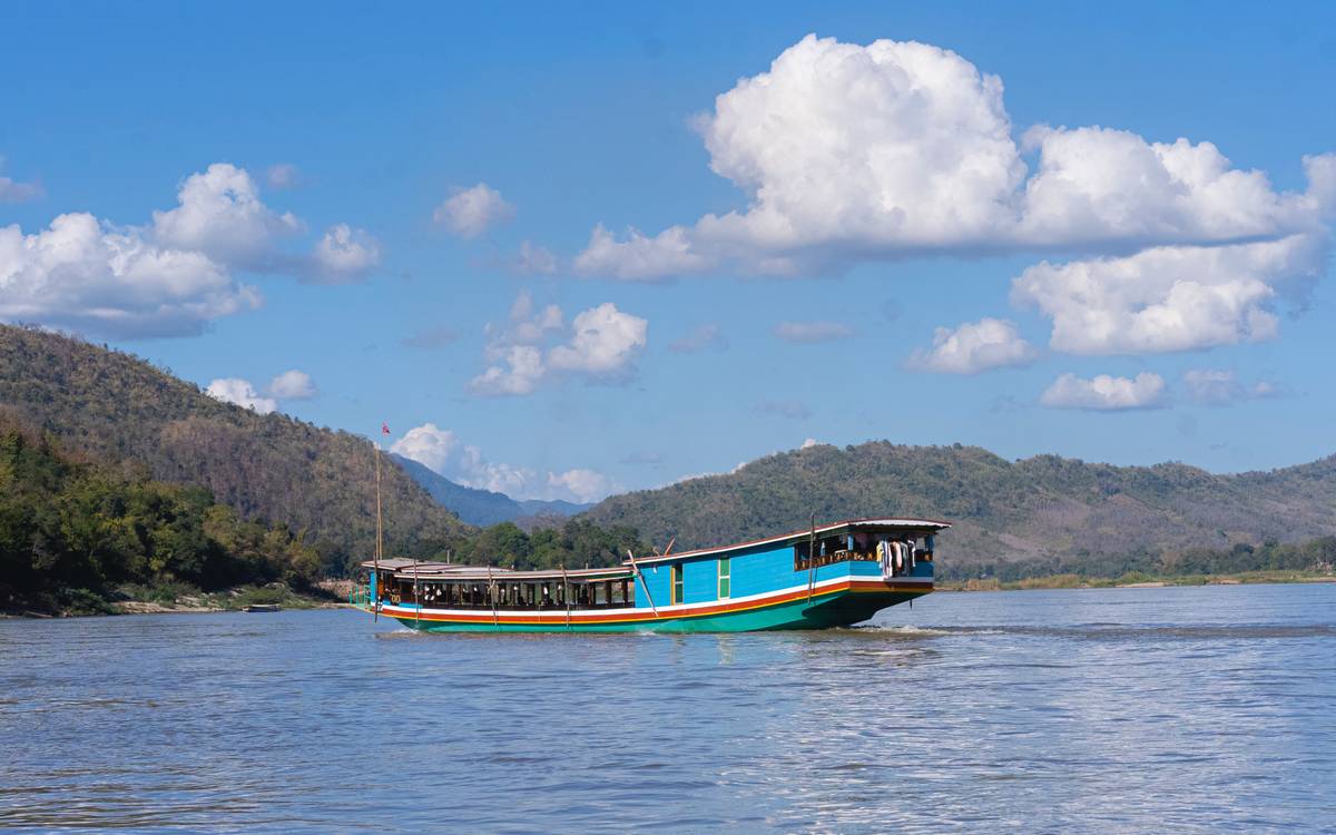 Boat on the Mekong