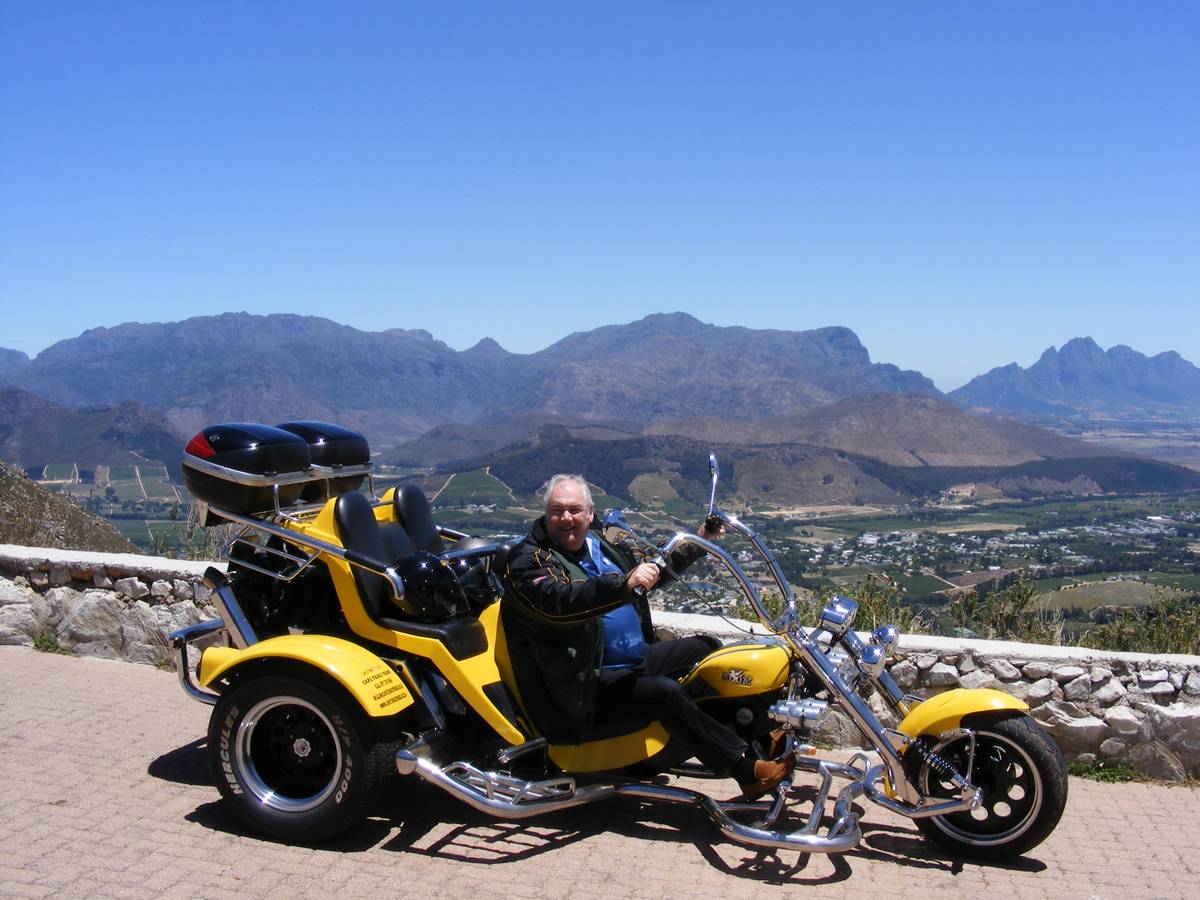 Full day Cape Winelands trike tour.