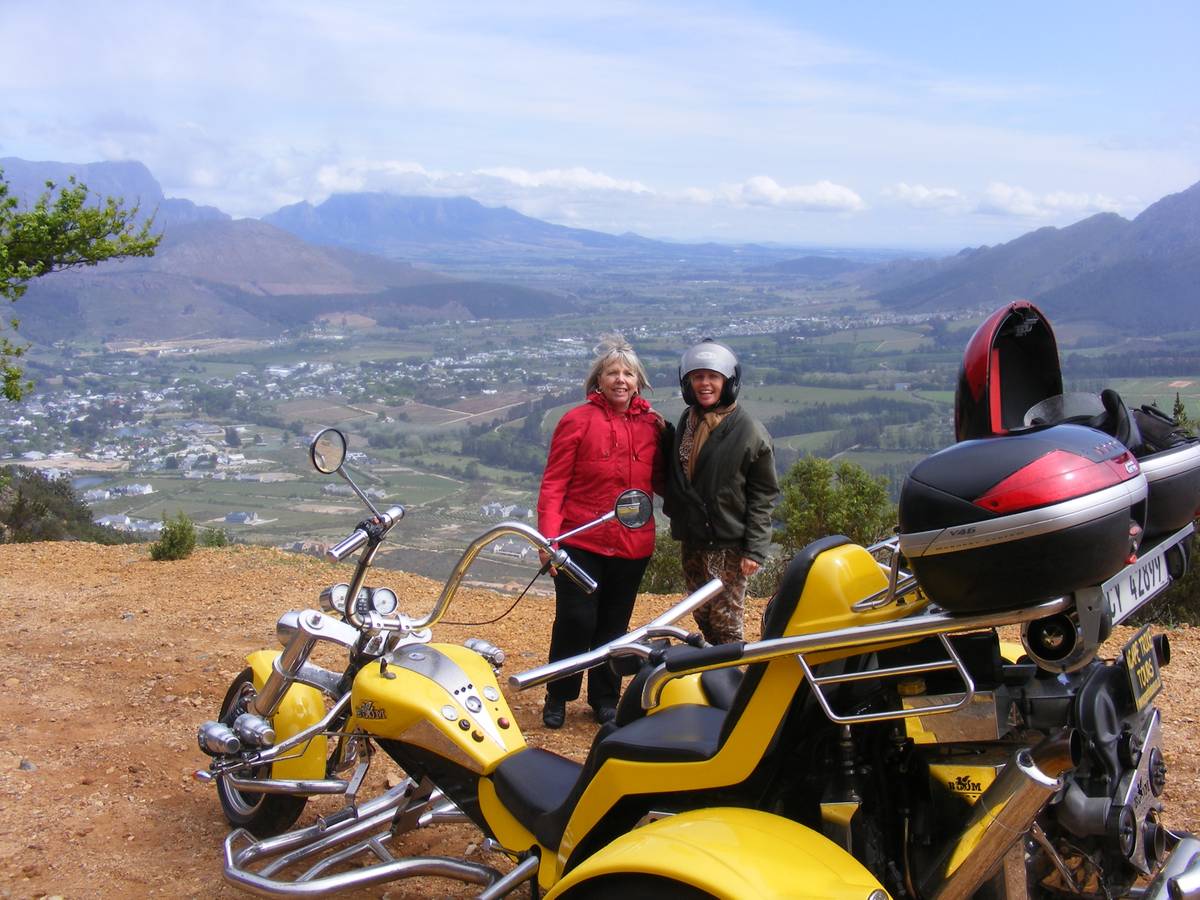 Full day Cape Winelands trike tour.